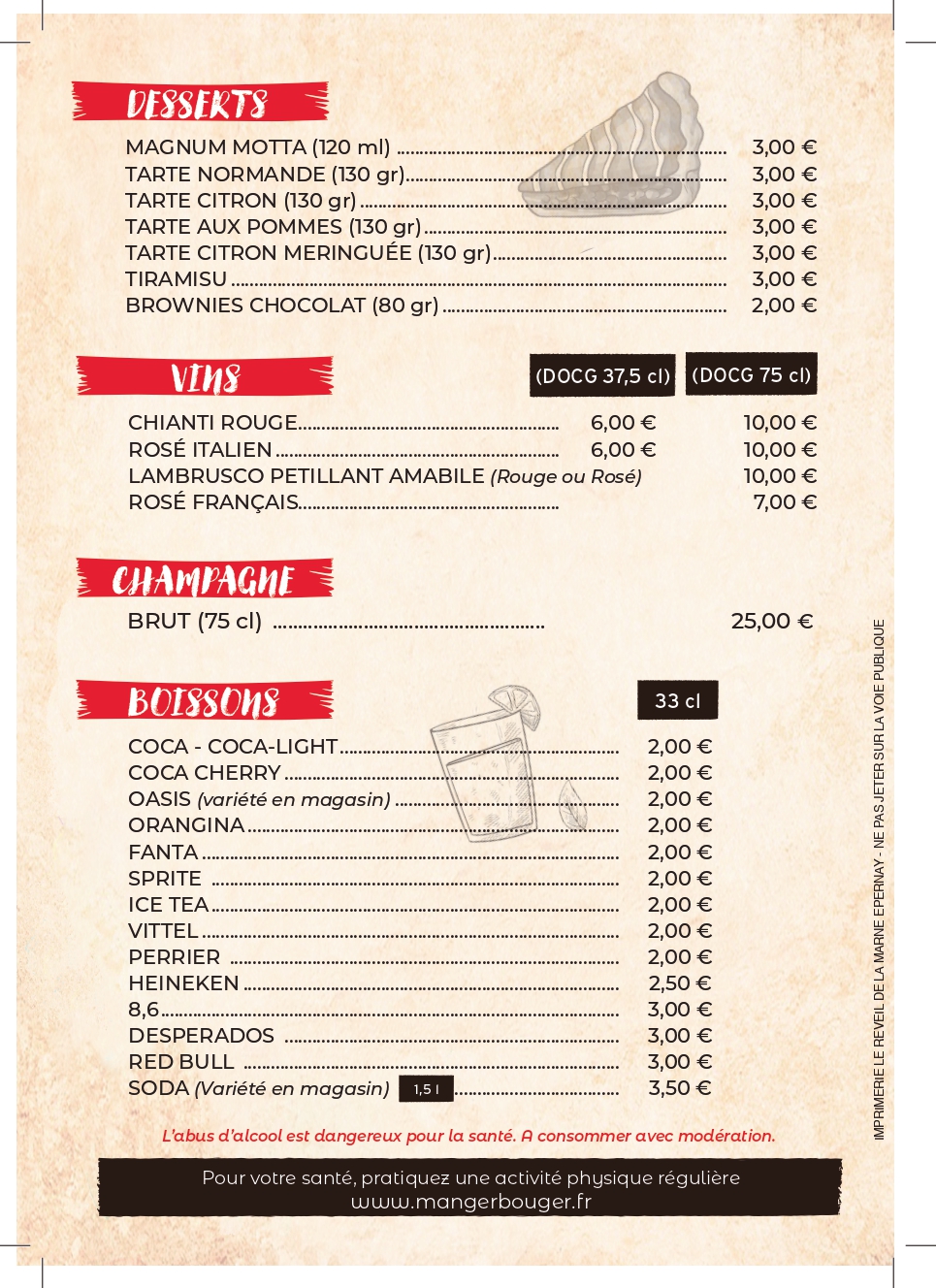 Aperçu menu page 4